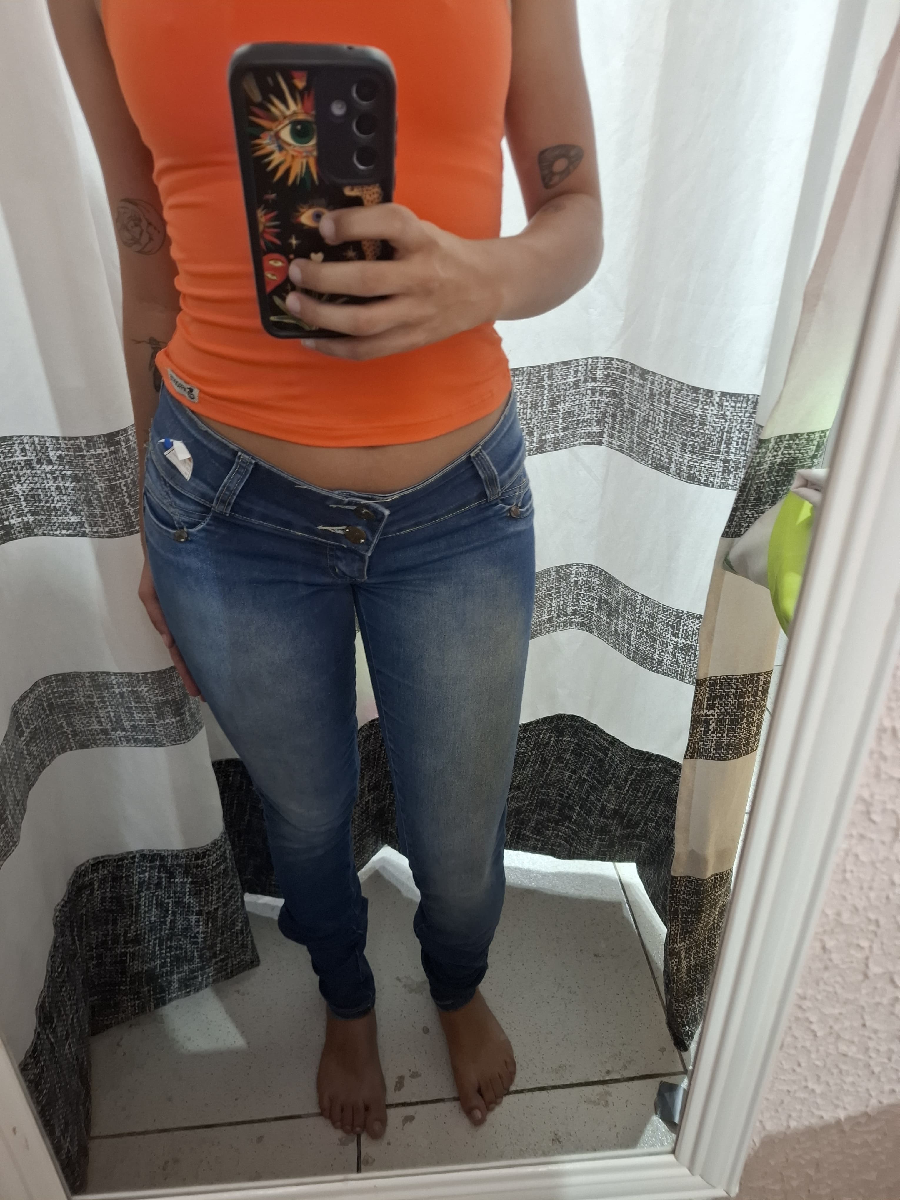 Calça jeans cós baixo Skinny - foto 2