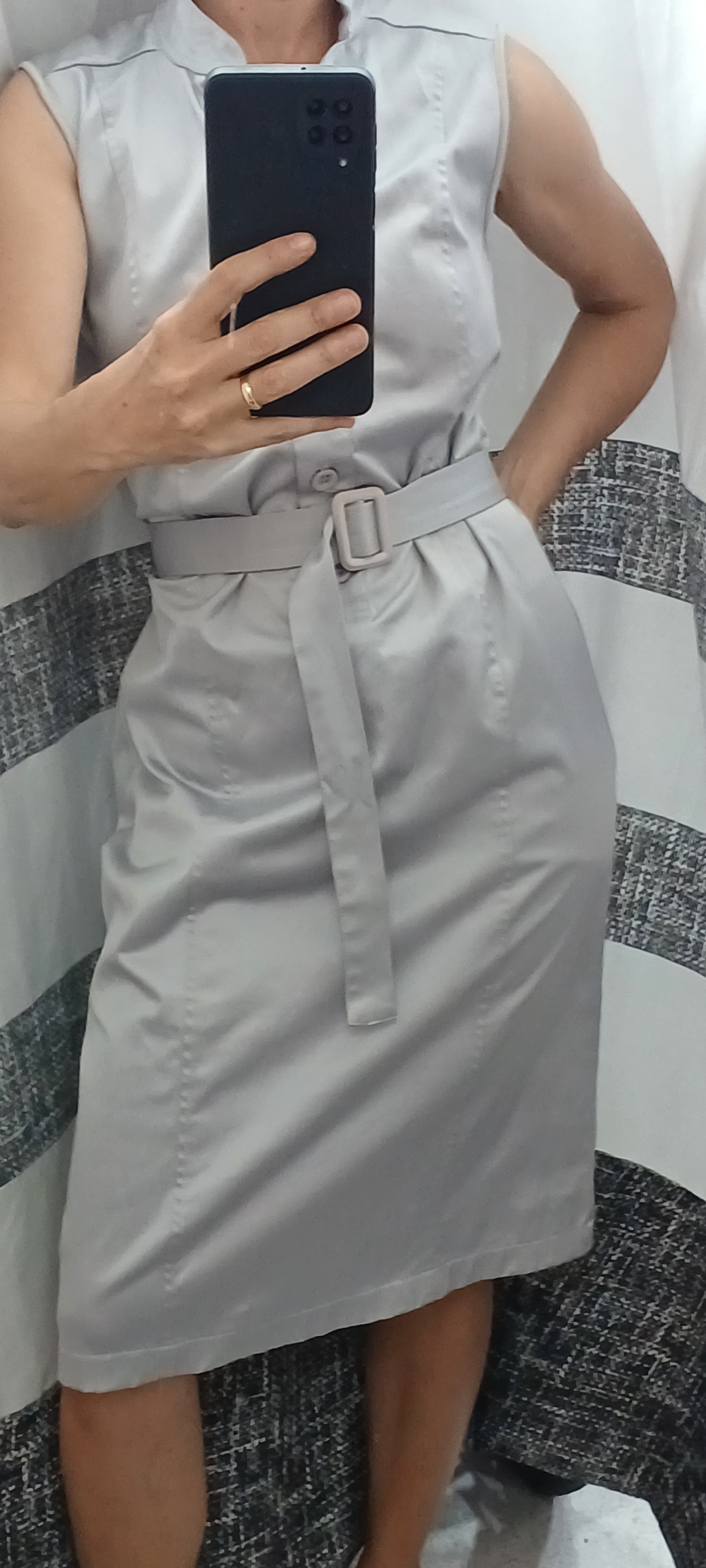 Vestido formal Prata