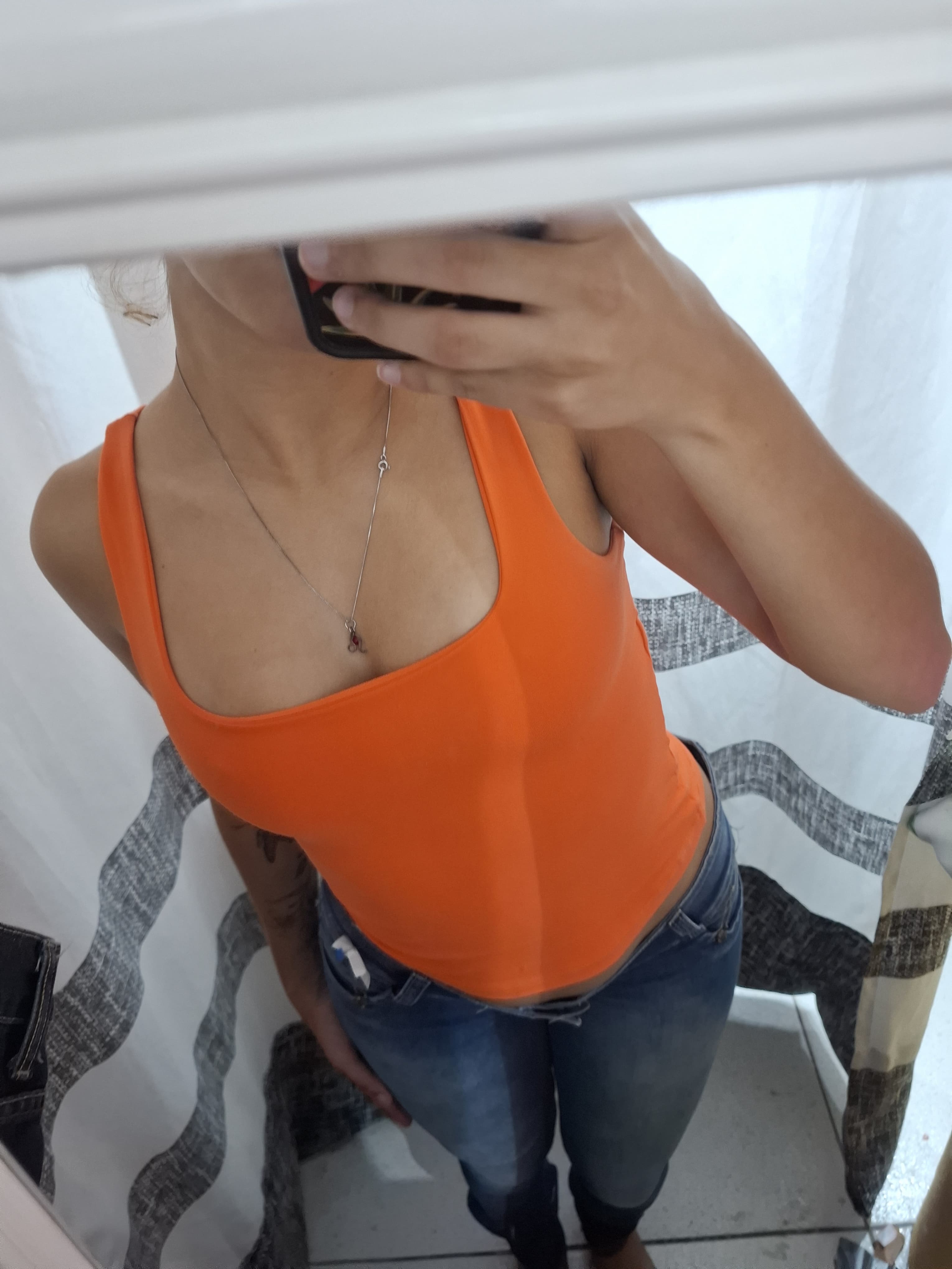 Camiseta laranja Afrodite - foto 2