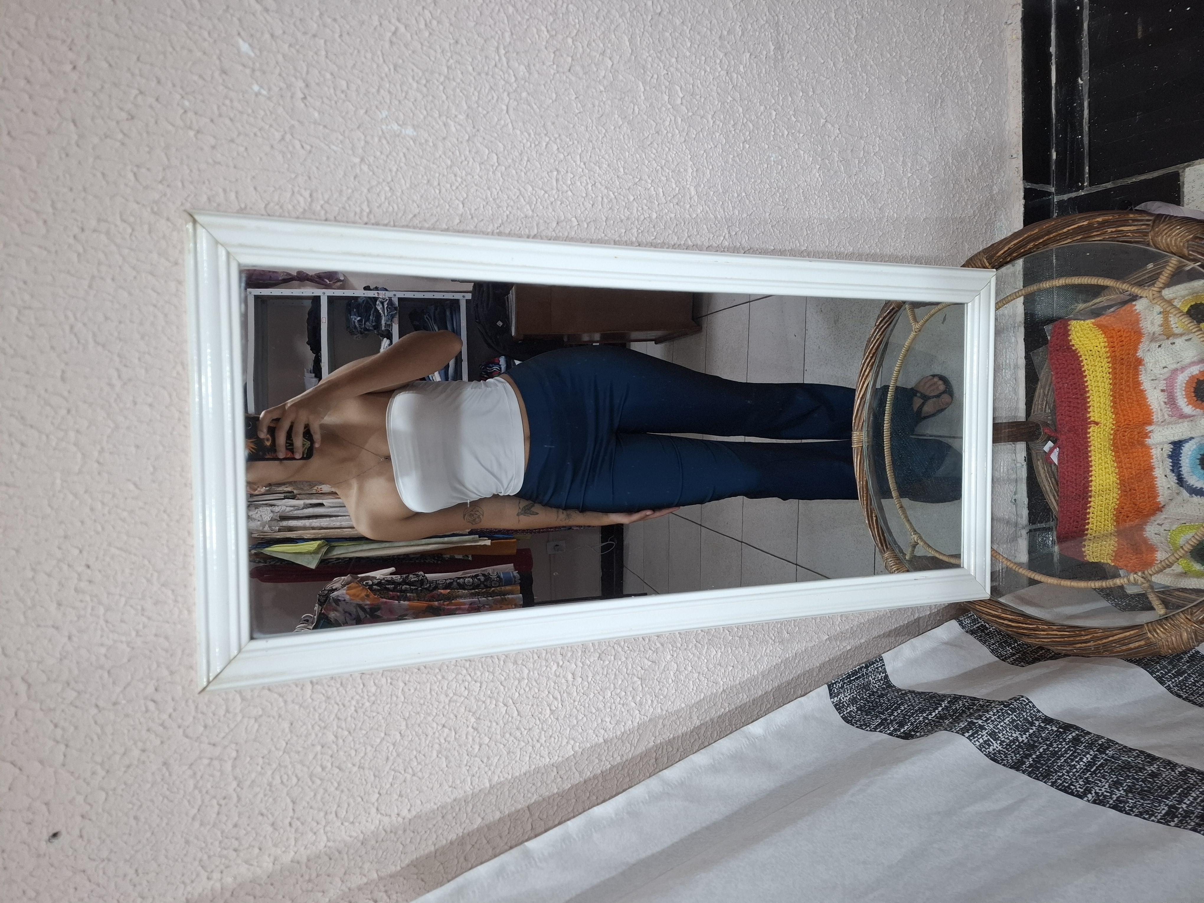 Calça azul furta cor - foto 2