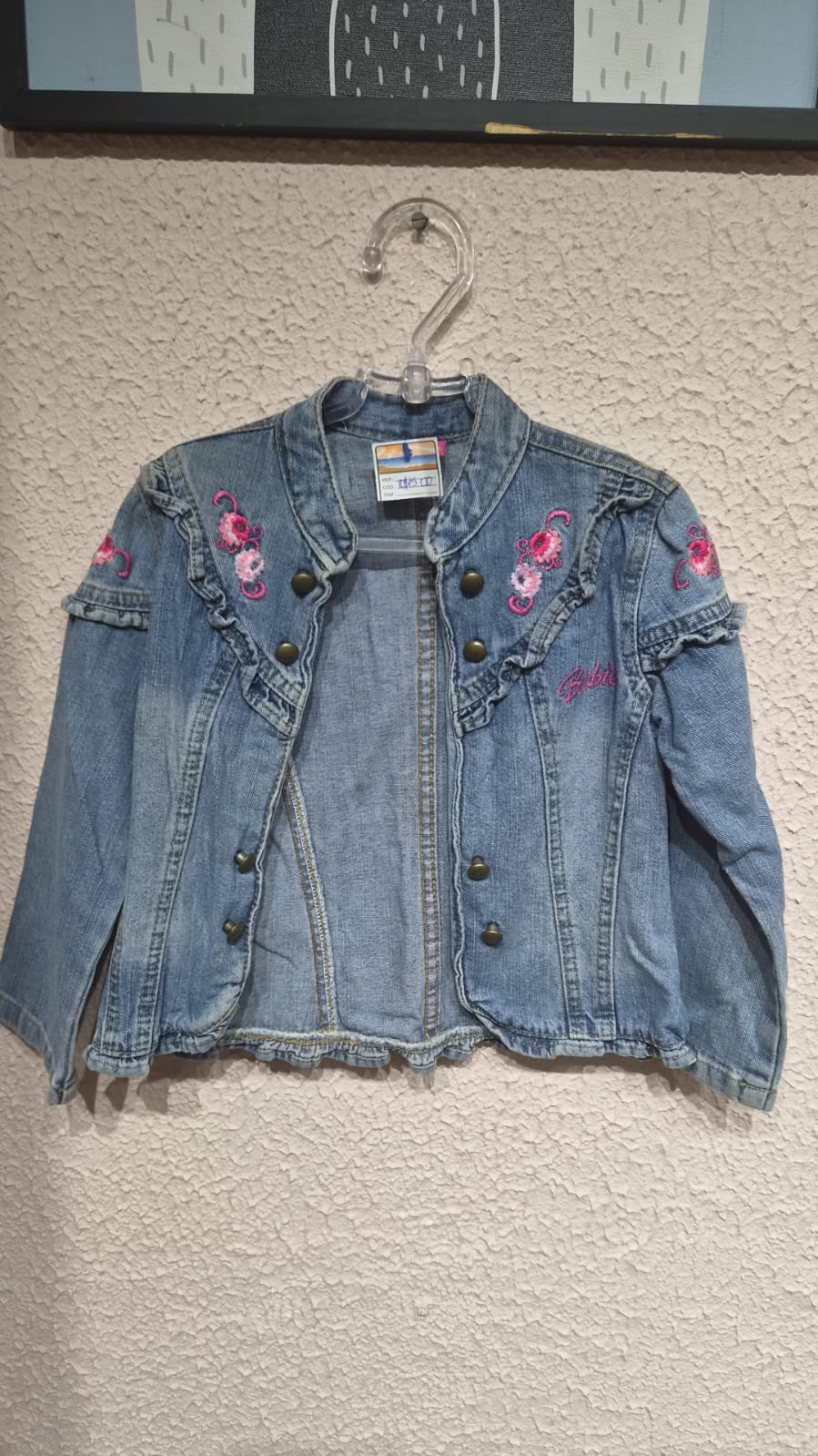 Jaqueta Jeans barbie