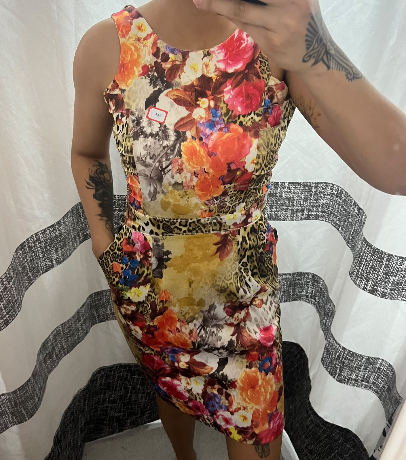 Vestido Florido e animalprint - foto 2